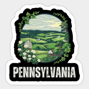 Pennsylvania State USA Sticker